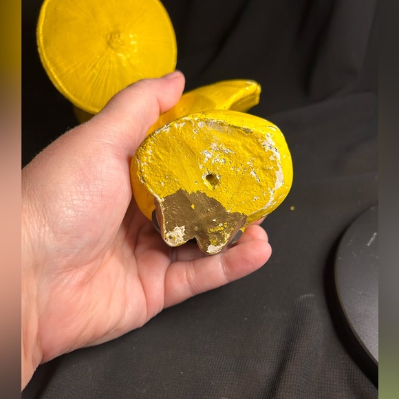 VTG MCM Chalkware set of 3 Asian figurines. Light surface damage on all 3. - Picture 9 of 9